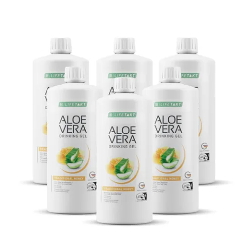 LR LIFETAKT Aloe Vera Drinking Gél Traditional s medom Séria 6 ks