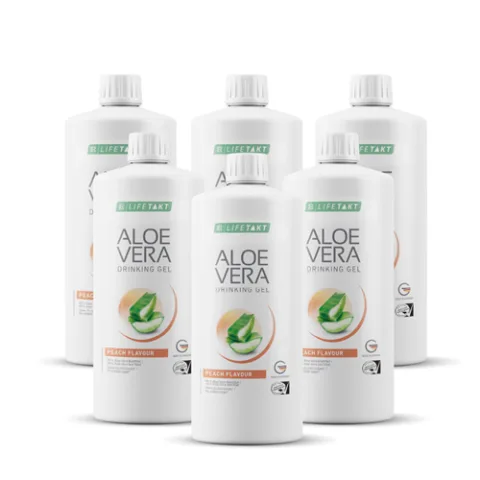 LR LIFETAKT Aloe Vera Drinking Gél Broskyňa Séria 6 ks