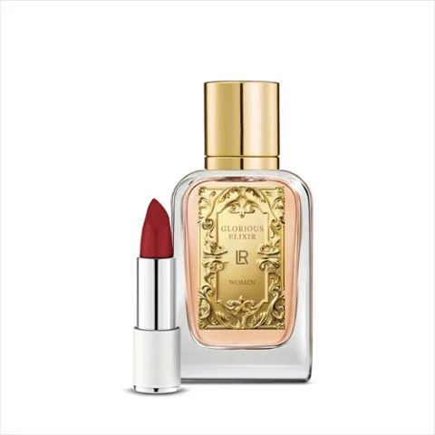 Glorius Elixir For Women + Signature Rúž Ruby Red